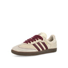 adidas Samba OG W Wonder White / Maroon / Putty Grey Low Top Sneakers  Close Up | Overkill