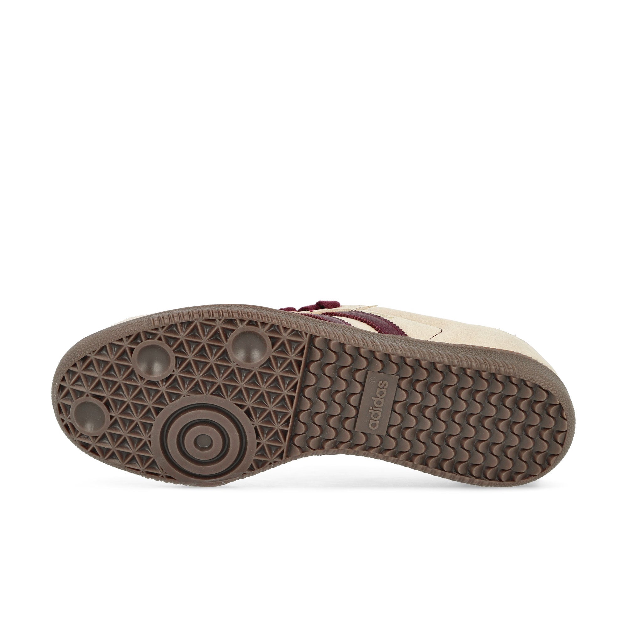 adidas Samba OG W Wonder White / Maroon / Putty Grey Low Top Sneakers  Detail View 1 | Overkill