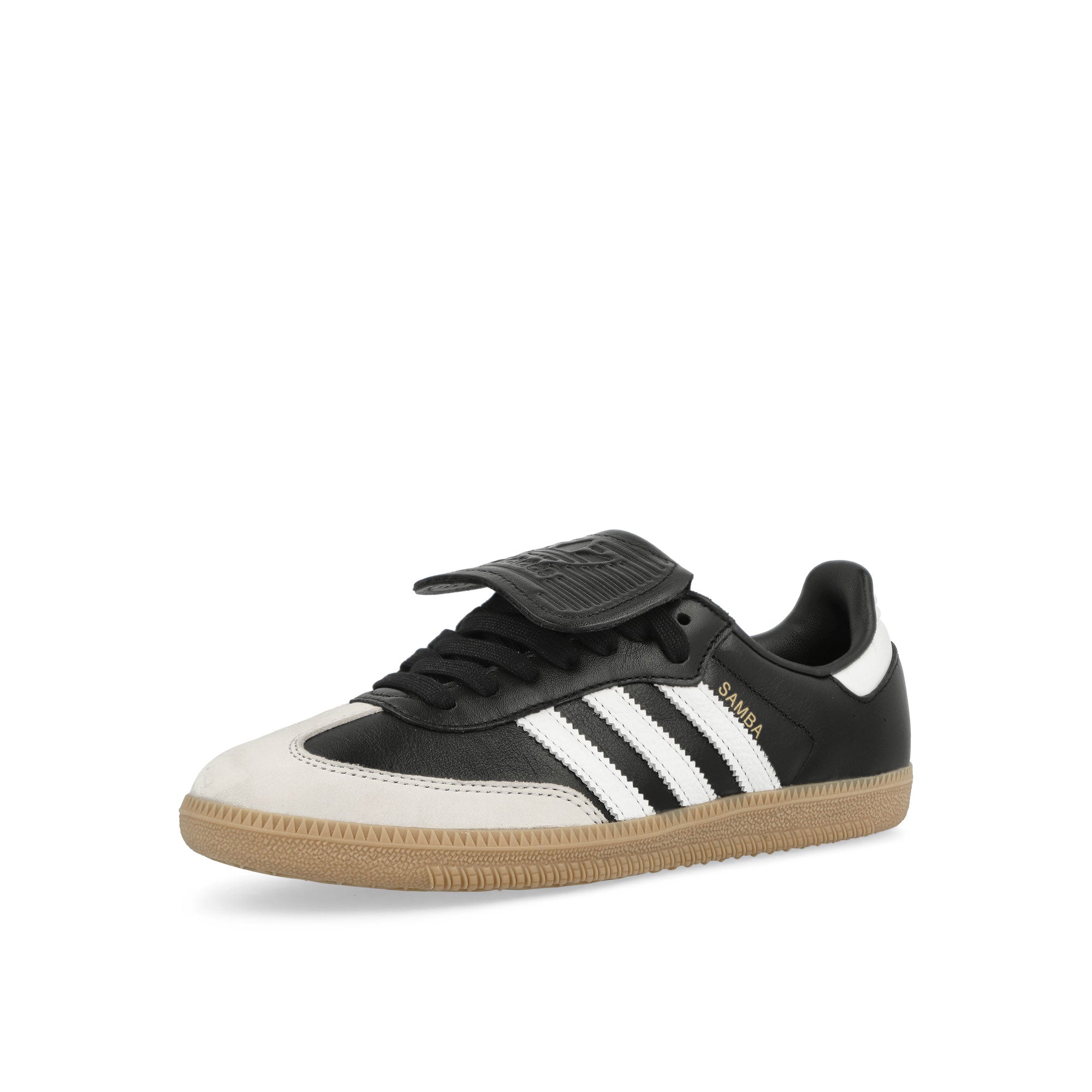 adidas Samba LT W Core Black / Footwear White / Gold Mettalic Low Top Sneakers  Close Up | Overkill