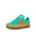 adidas Gazelle Bold W Mint Rush / Impact Orange / Mint Rush Low Top Sneakers  Close Up | Overkill