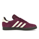 adidas Gazelle Maroon / Chalk White / Gum Low Top Sneakers  Silhouette | Overkill