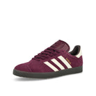 adidas Gazelle Maroon / Chalk White / Gum Low Top Sneakers  Close Up | Overkill