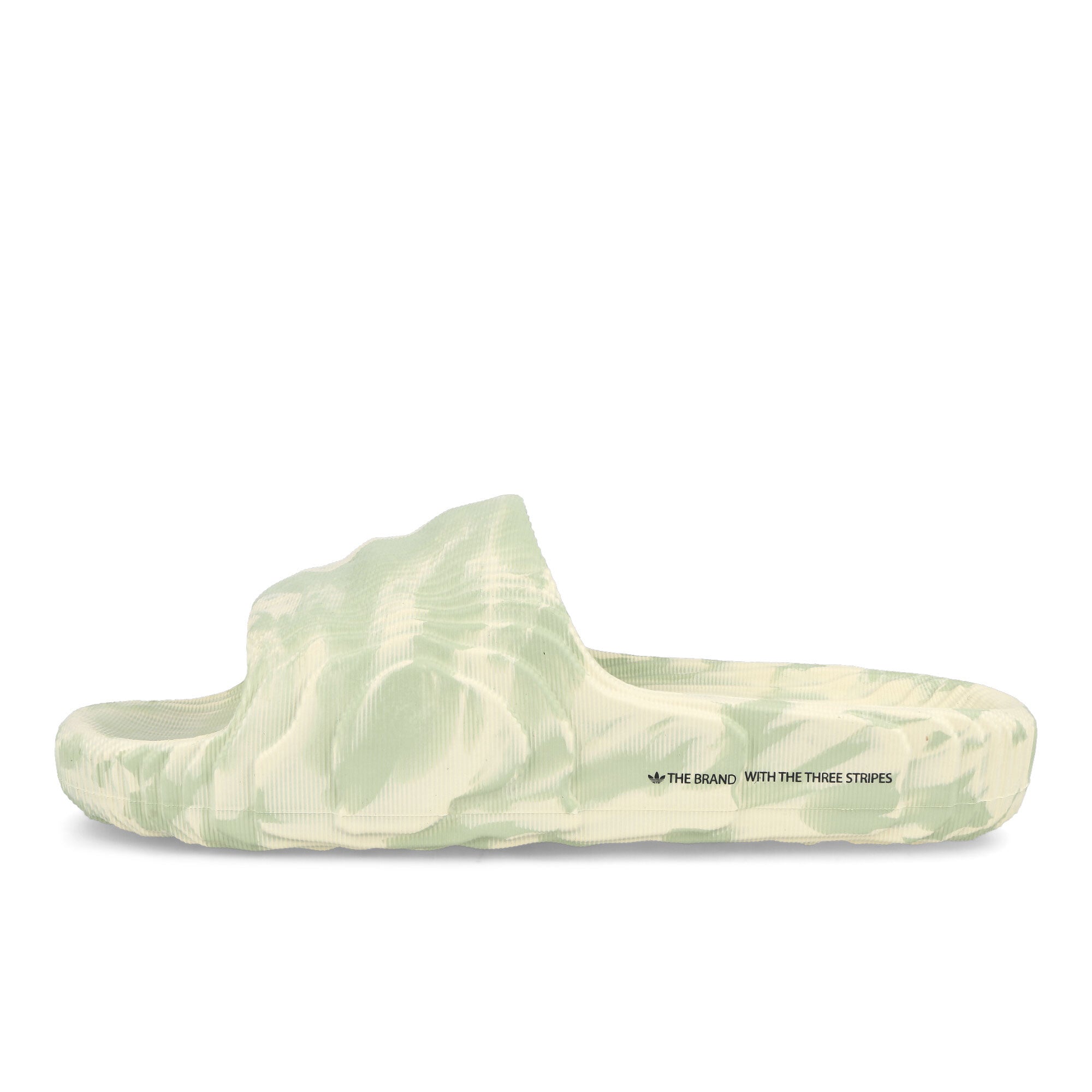 adidas Adilette 22 Chalk White / Linen Green / Core Black Slides, Sandals & Slippers IG5917 | Overkill