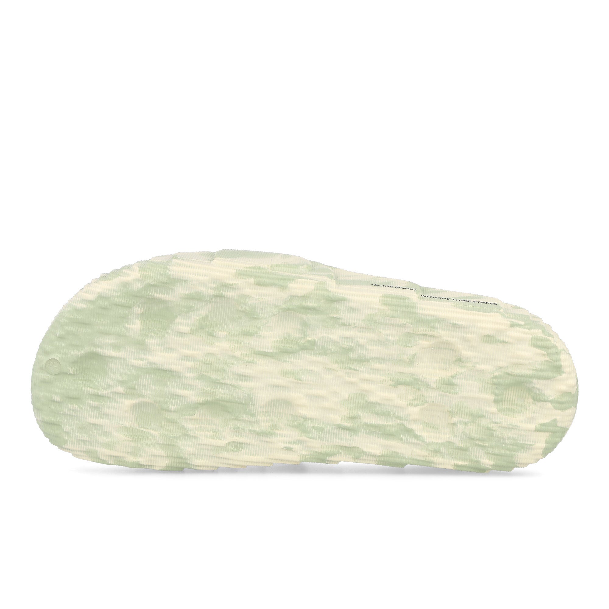 adidas Adilette 22 Chalk White / Linen Green / Core Black Slides, Sandals & Slippers  Detail View 1 | Overkill