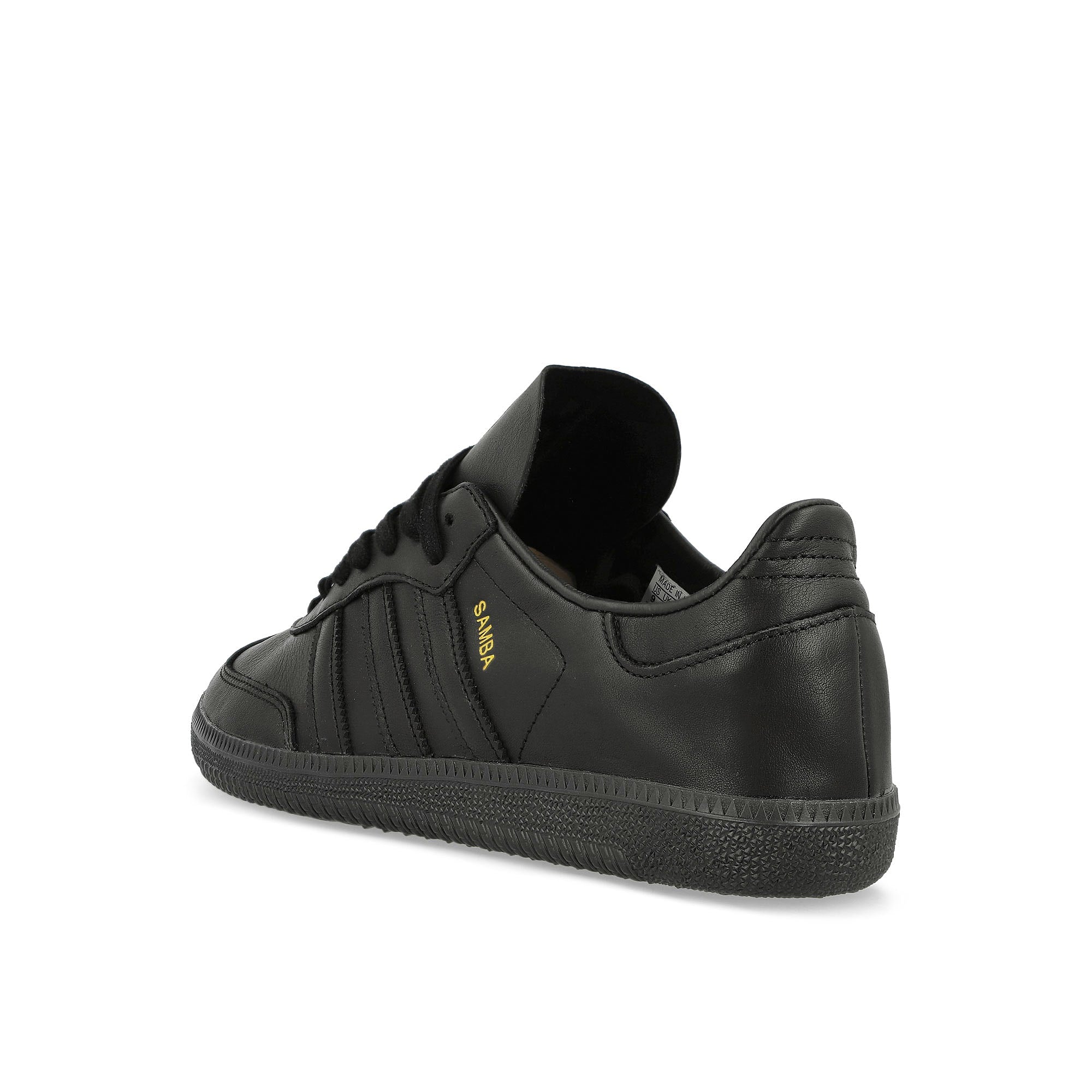 adidas Samba Decon Core Black / Core Black / Gold Metallic Low Top Sneakers  Material | Overkill