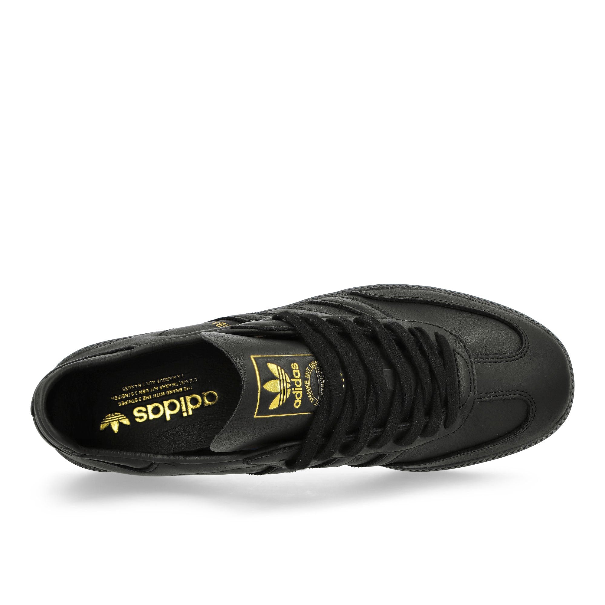 adidas Samba Decon Core Black / Core Black / Gold Metallic Low Top Sneakers  Detailfoto | Overkill