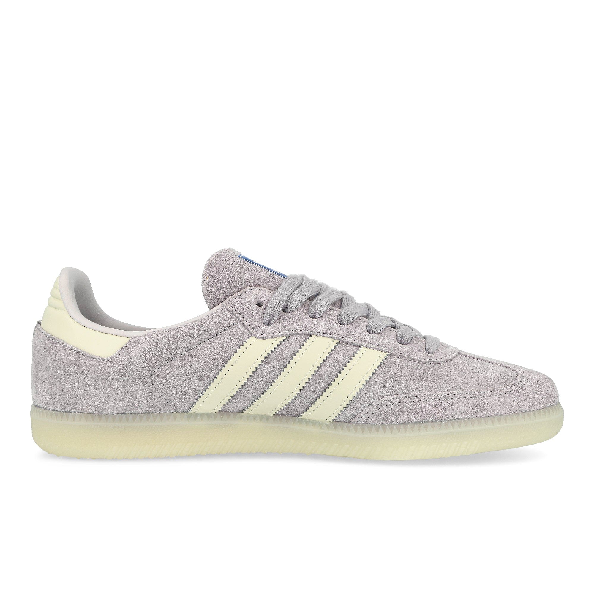 adidas Samba OG Silver Dawn / Chalk White / Off White Low Top Sneakers  Silhouette | Overkill