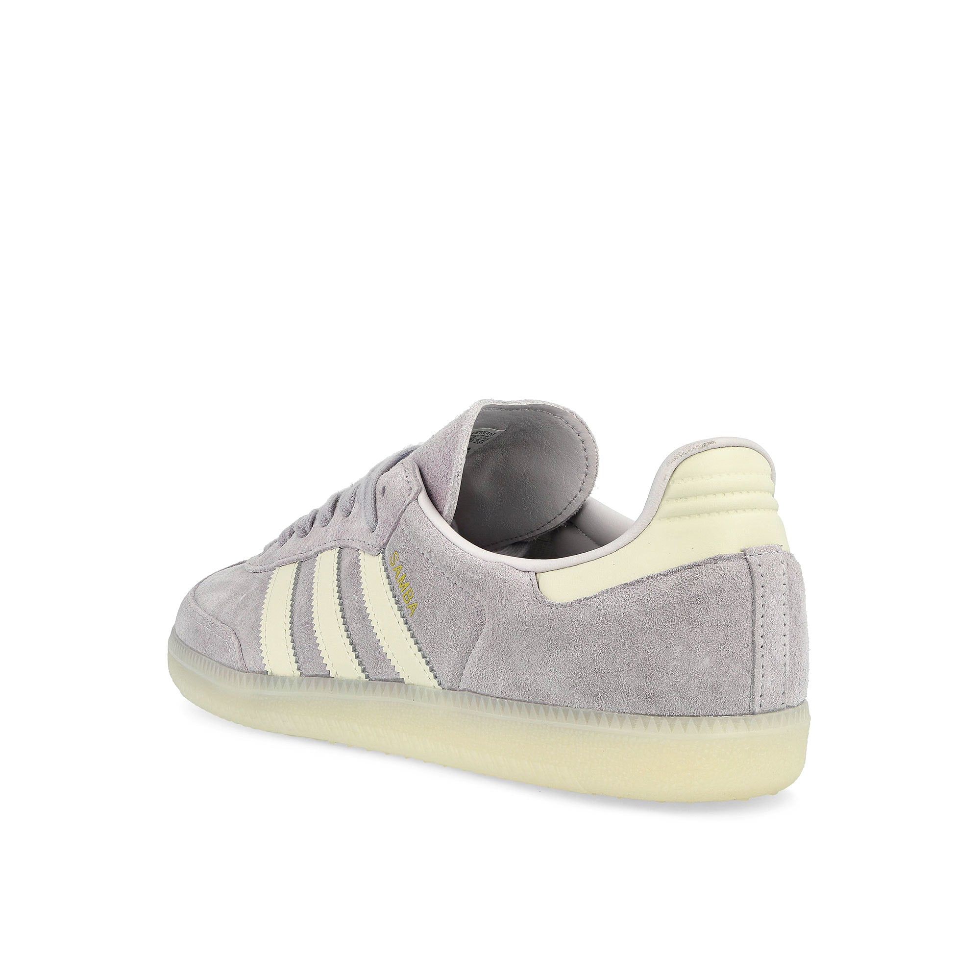 adidas Samba OG Silver Dawn / Chalk White / Off White Low Top Sneakers  Material | Overkill
