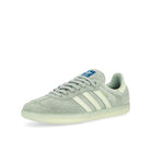 adidas Samba OG Wonder Silver / Chalk White / Off White Low Top Sneakers  Close Up | Overkill