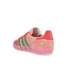 adidas Gazelle Indoor W Semi Pink Spark / Preloved Green / Preloved Scarlet Low Top Sneakers  Material | Overkill