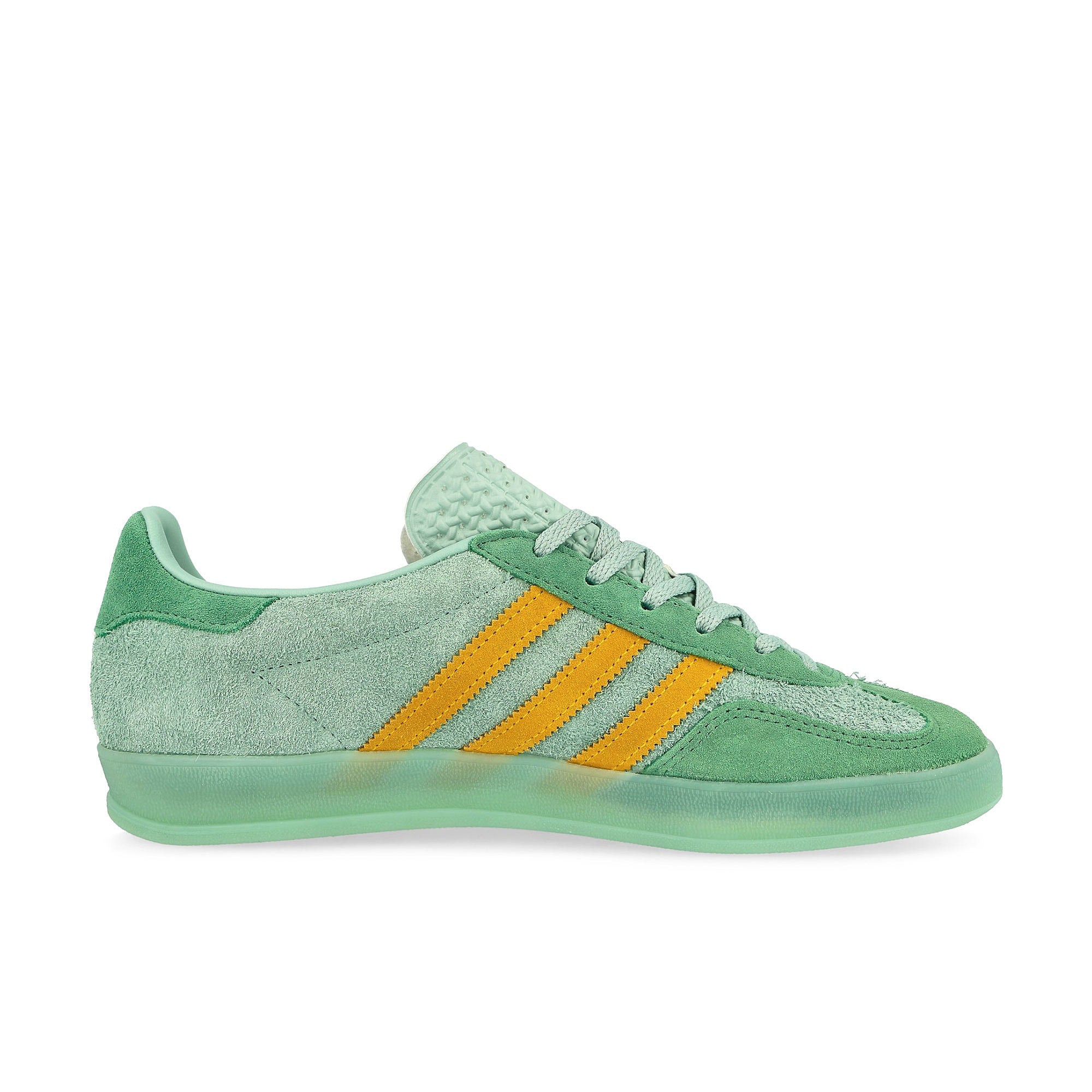 adidas Gazelle Indoor W Hazy Green / Preloved Green / Crew Yellow Low Top Sneakers  Silhouette | Overkill