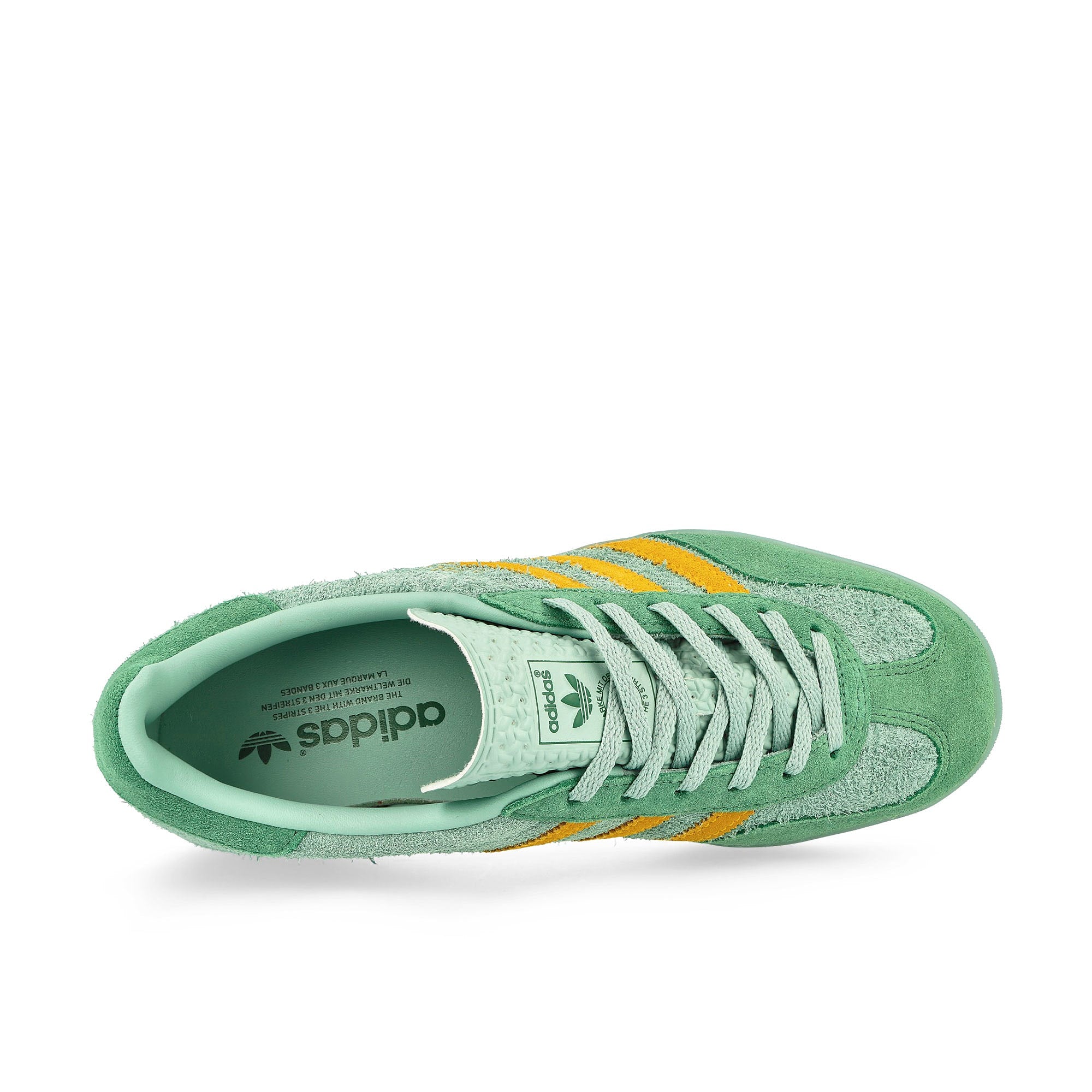 adidas Gazelle Indoor W Hazy Green / Preloved Green / Crew Yellow Low Top Sneakers  Detailfoto | Overkill