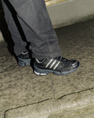 adidas Ozweego Pro Core Black / Iron Metallic / Grey Six Low Top Sneakers  Material | Overkill