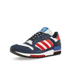 adidas ZX 600 Collegiate Navy / Better Scarlet / Grey Low Top Sneakers  Close Up | Overkill
