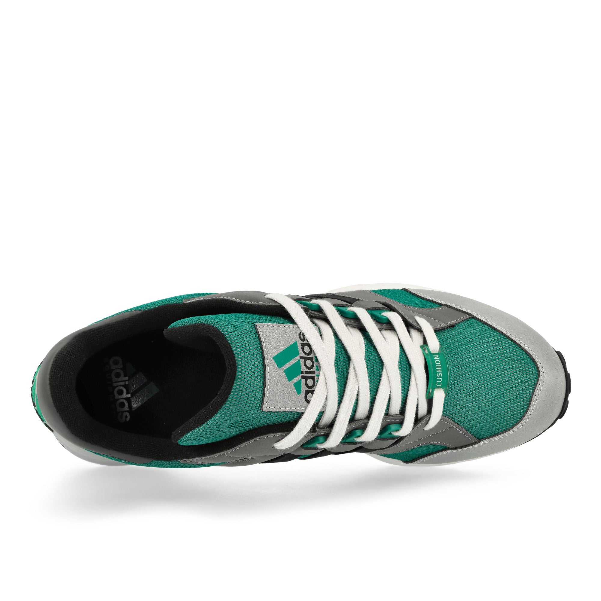 adidas Equipment Cushion 93 Equipment Green / Core Black / Matte Silver Low Top Sneakers  Detail View 2 | Overkill