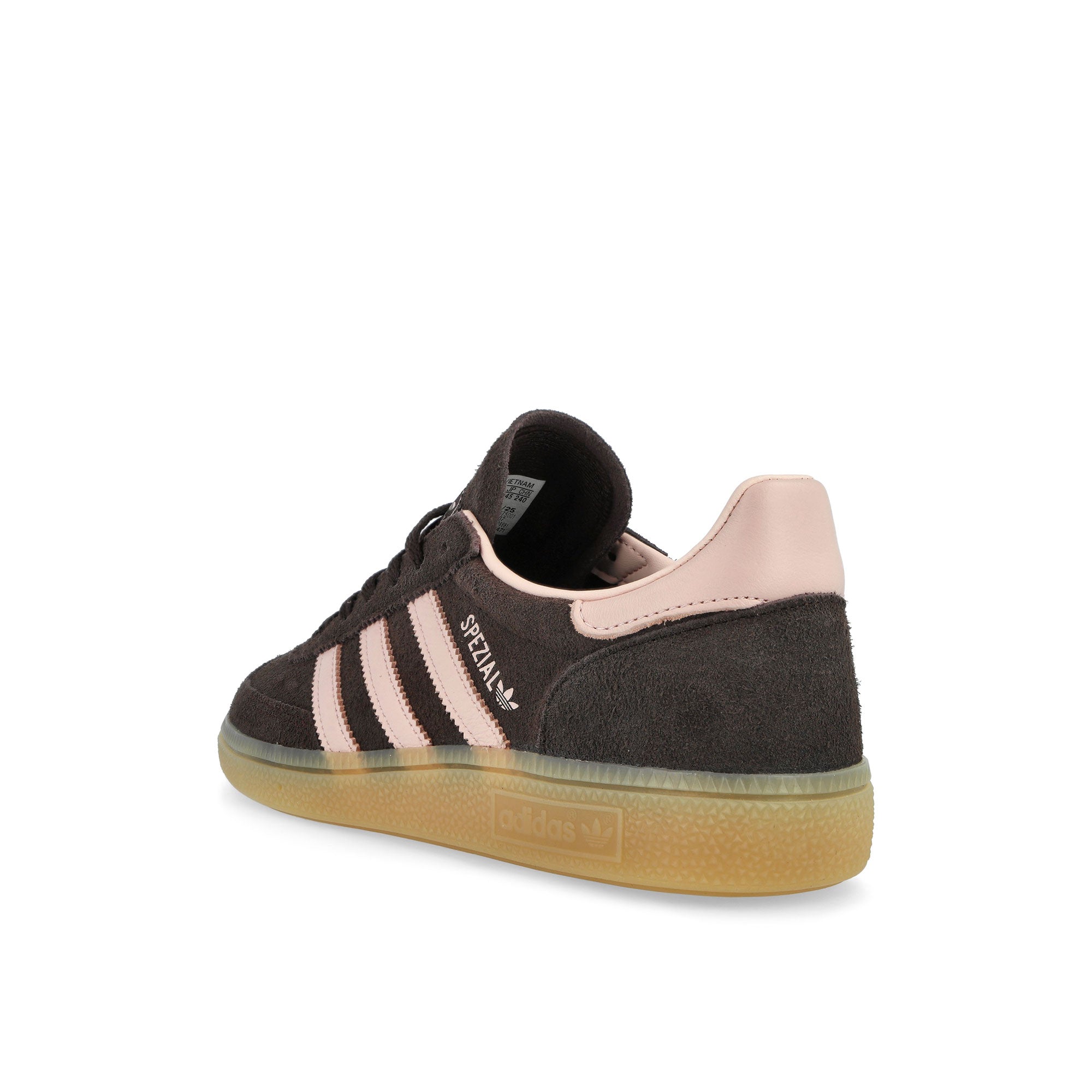 adidas Handball Spezial W Aurora Coffee / Sandy Pink / Gum 3 Low Top Sneakers IH1507 Material | Overkill

