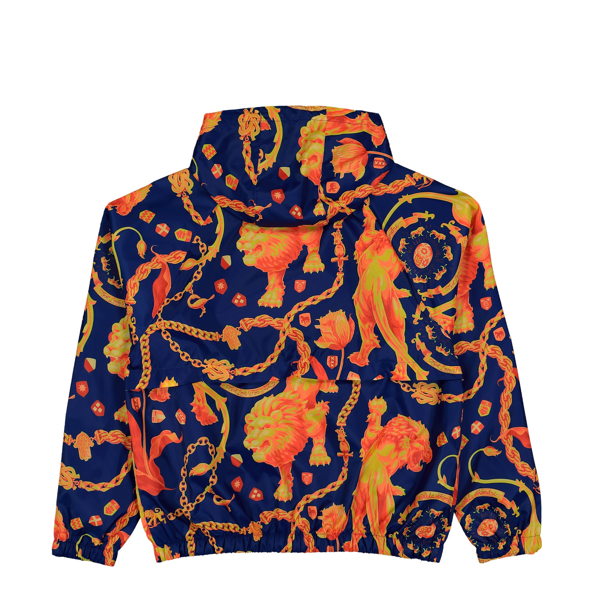 Palace x Nike KNVB Netherlands Anthem Jacket Deep Royal Blue / White Jackets IH1617 455 Close-up | Overkill
