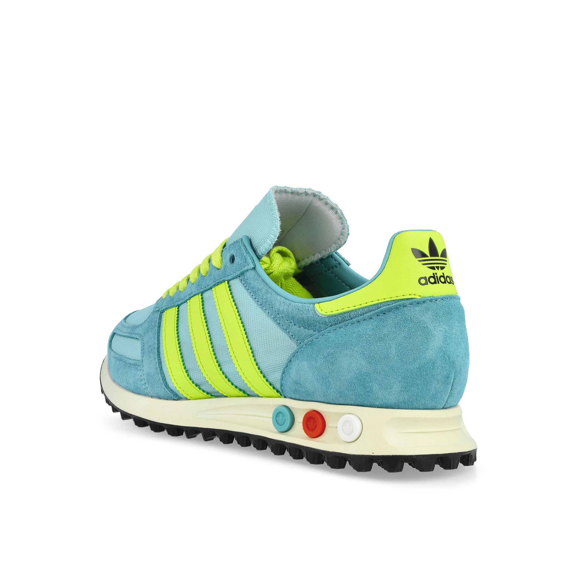 adidas LA Trainer OG Preloved Blue / Semi Solar Yellow / Icey Blue Sneaker IH1650 Material | Overkill
