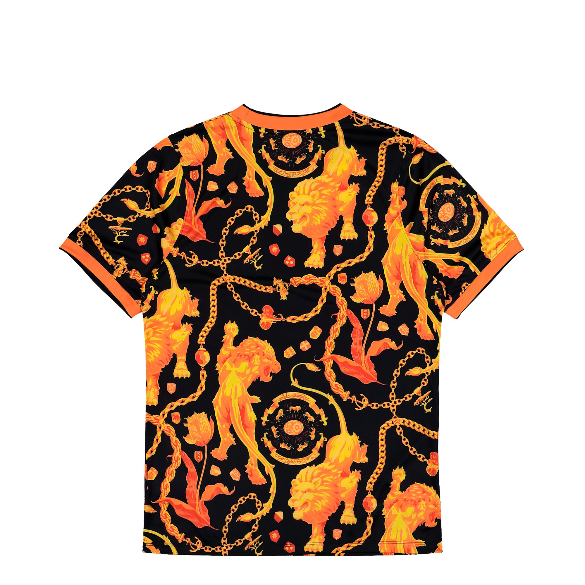 Palace x Nike KNVB Netherlands Academy Pre-Match Top Black / White T-Shirts IH1678 010 Close-up | Overkill

