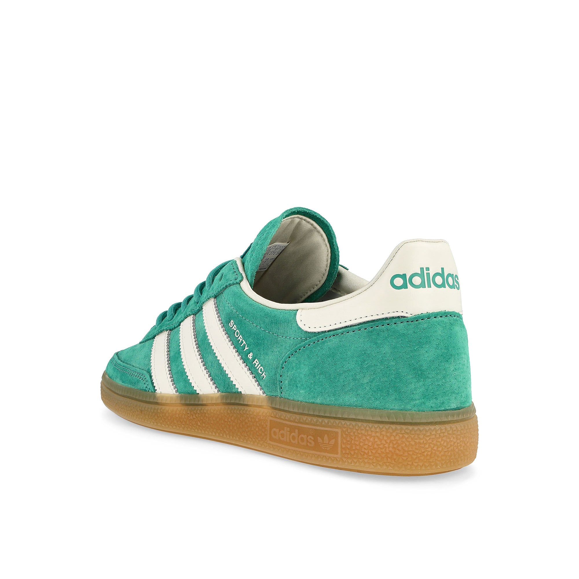 adidas Sporty & Rich x adidas Handball SPZL Panton / Clear White / Gum2 Low Top Sneakers  Material | Overkill