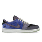 Zion Williamson x Air Jordan 1 Retro Low OG Voodoo Alternate Regency Purple / Vapor Green - Black Low Top Sneakers IH2309 500 Silhouette | Overkill