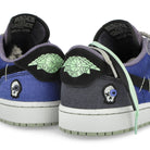 Zion Williamson x Air Jordan 1 Retro Low OG Voodoo Alternate Regency Purple / Vapor Green - Black Low Top Sneakers IH2309 500 Material | Overkill