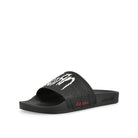 adidas Adilette Black Slides, Sandals & Slippers  Close Up | Overkill