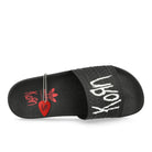 adidas Adilette Black Slides, Sandals & Slippers  Detailfoto | Overkill