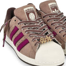 adidas Superstar Splinter Shell Toe Clear Brown / Fuchsia Flash / Chalk White Low Top Sneakers  Detail View 2 | Overkill