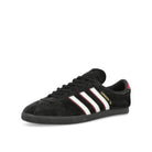 adidas London 96 Core Black / Footwear White / Better Scarlet Low Top Sneakers  Close Up | Overkill