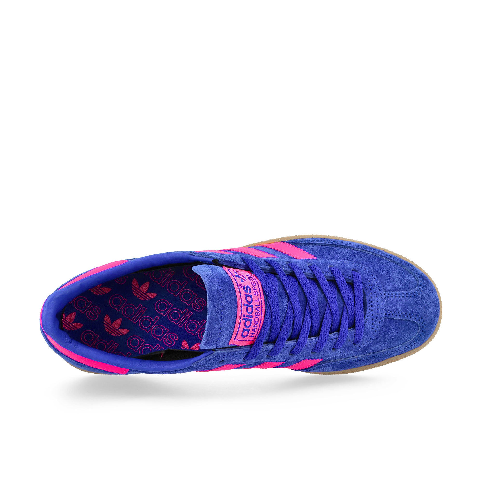 adidas Handball Spezial W Lucid Blue / Lucid Pink / Gum Low Top Sneakers  Detailfoto | Overkill