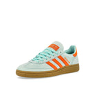 adidas Handball Spezial W Semi Flash Aqua / Impact Orange / Gum Low Top Sneakers  Close Up | Overkill
