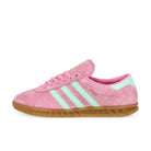 adidas Hamburg W Bliss Pink / Semi Flash Aqua / Gum 3 Low Top Sneakers IH5459 | Overkill