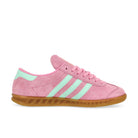 adidas Hamburg W Bliss Pink / Semi Flash Aqua / Gum 3 Low Top Sneakers  Silhouette | Overkill
