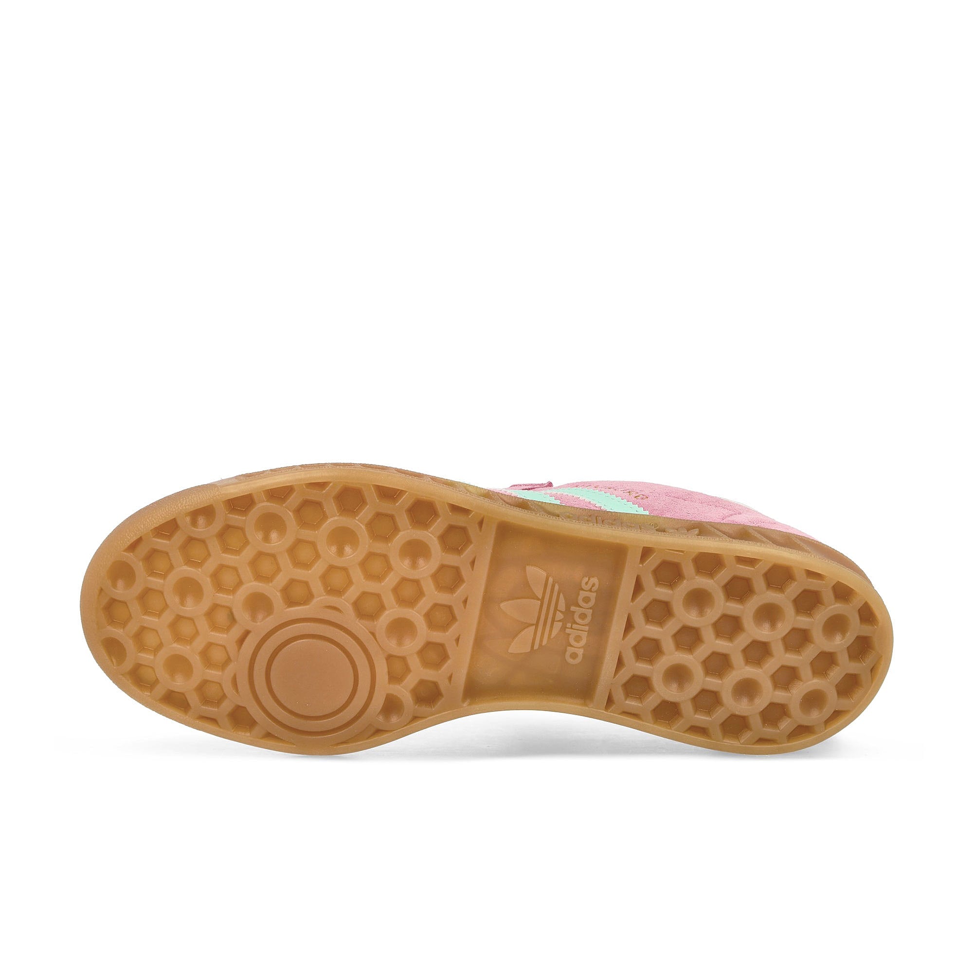 adidas Hamburg W Bliss Pink / Semi Flash Aqua / Gum 3 Low Top Sneakers  Detail View 1 | Overkill
