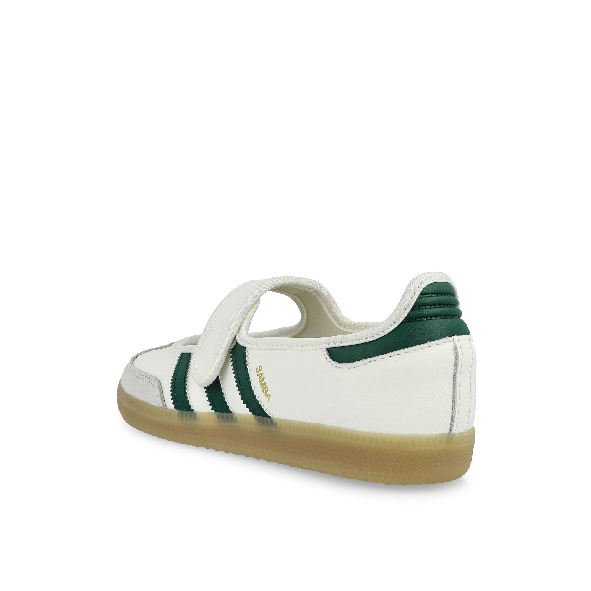 adidas Samba Jane W Off White / Collegiate Green / Gold Metallic Low Top Sneaker IH6485 Material | Overkill
