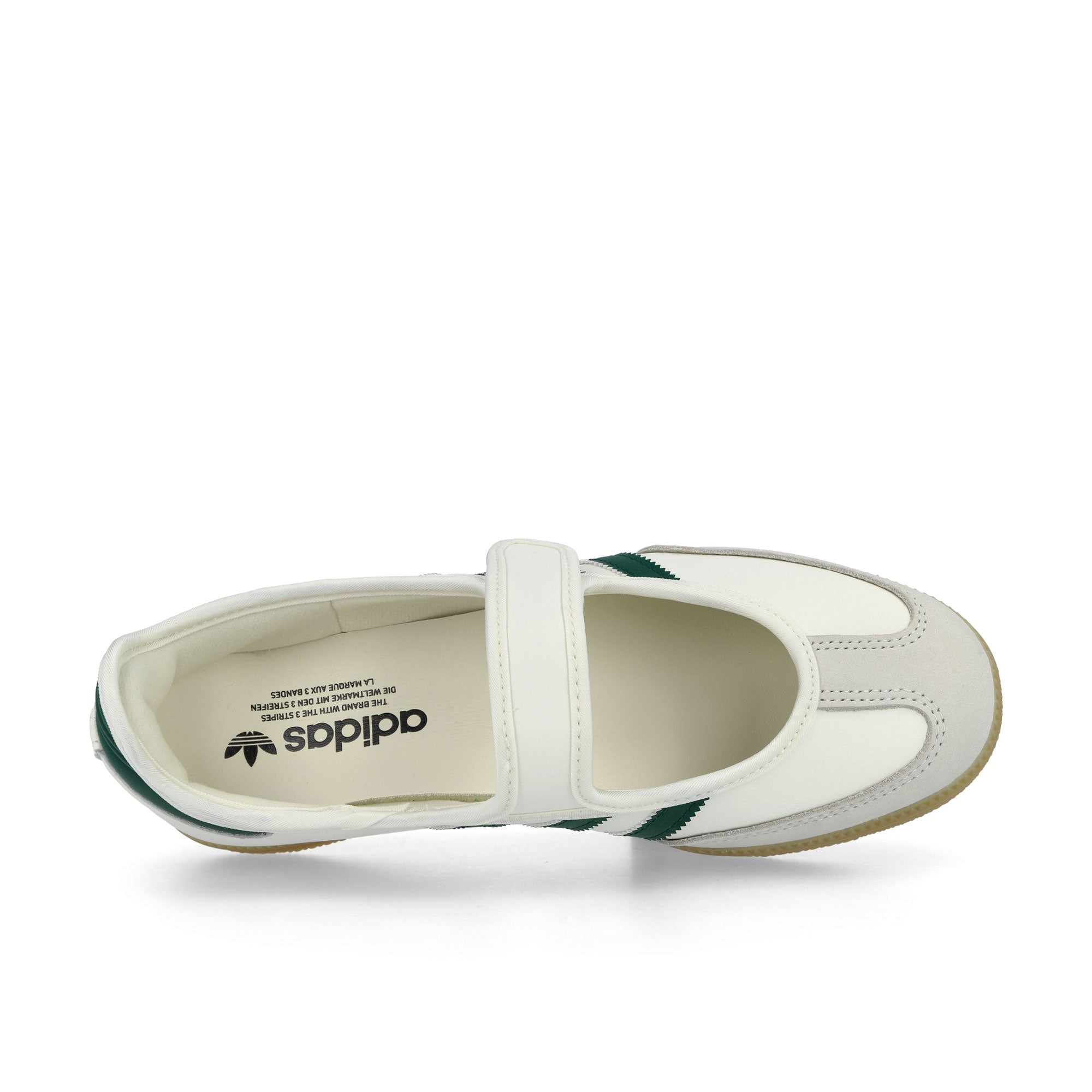 adidas Samba Jane W Off White / Collegiate Green / Gold Metallic Low Top Sneaker IH6485 Detailfoto | Overkill
