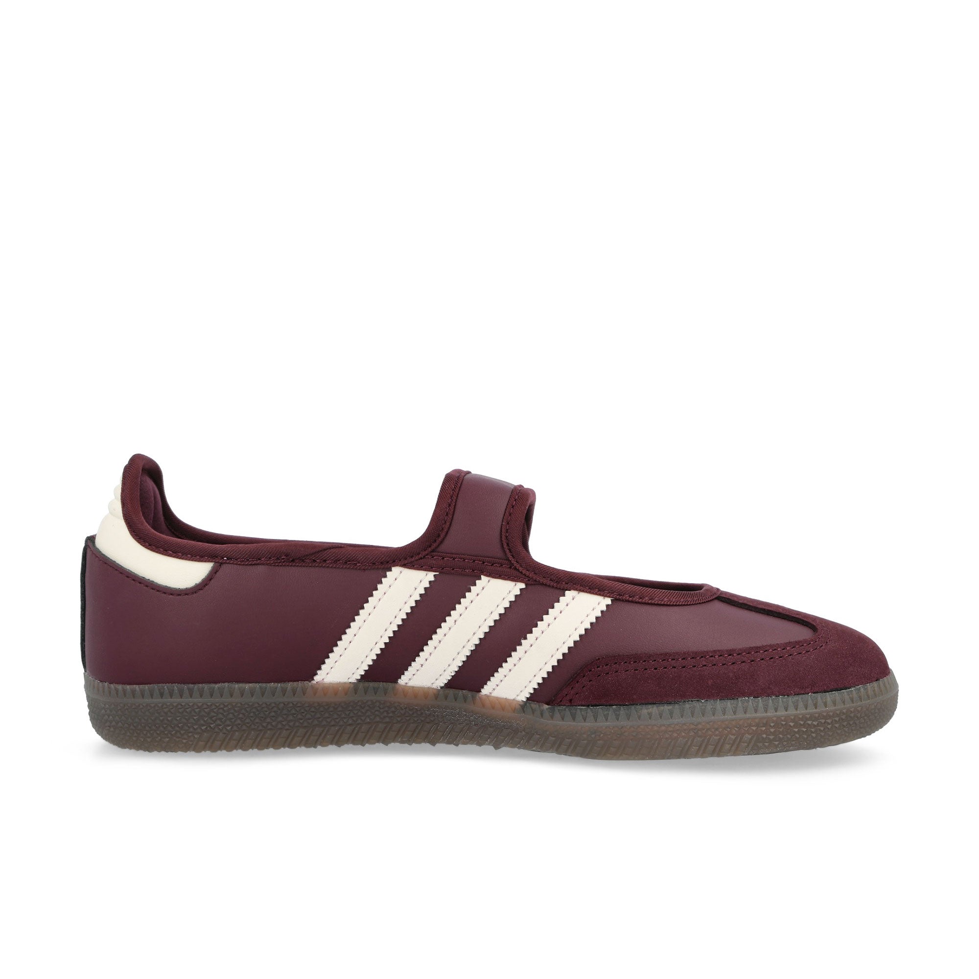 adidas Samba Jane W Maroon / Cream White / Gold Metallic Low Top Sneakers IH6561 Silhouette | Overkill
