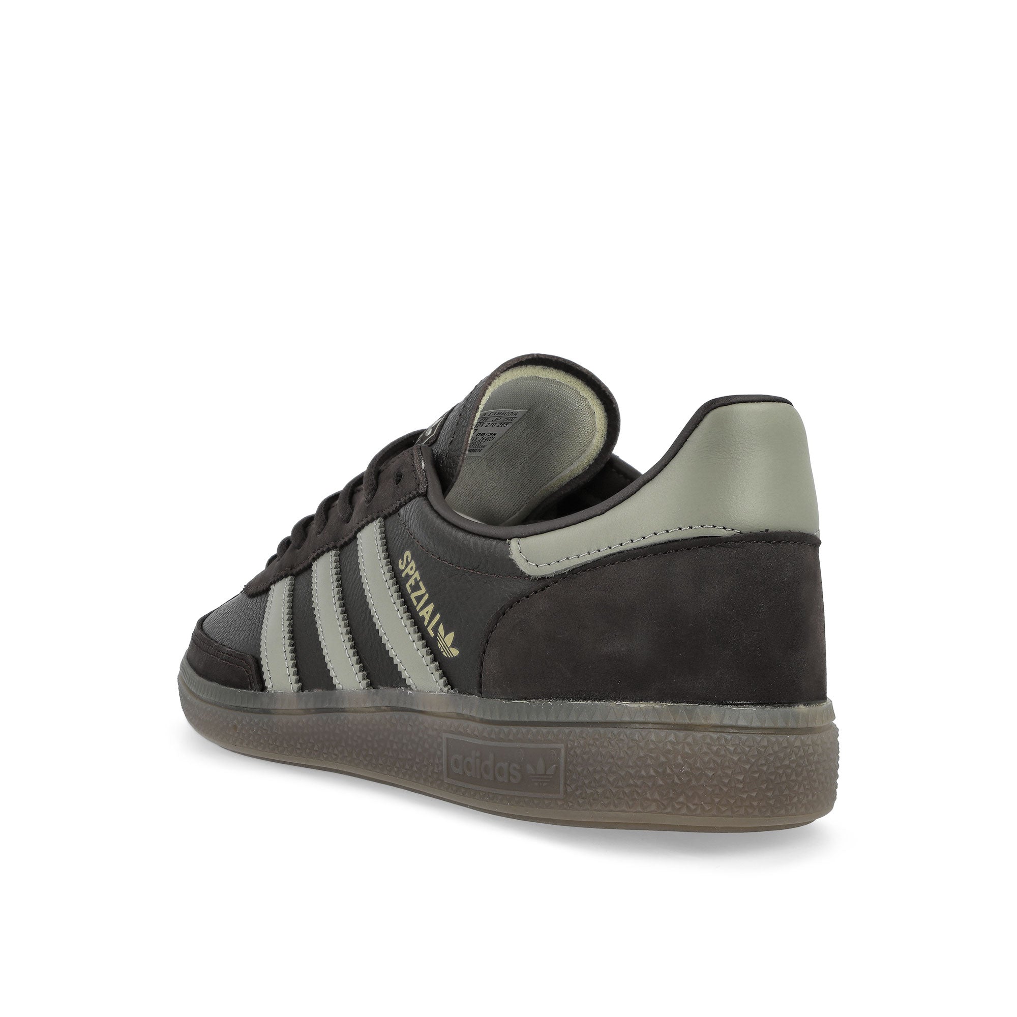 adidas Handball Spezial Aurora Coffee / Silver Pebble / Gum 5 Sneaker IH6567 Material | Overkill
