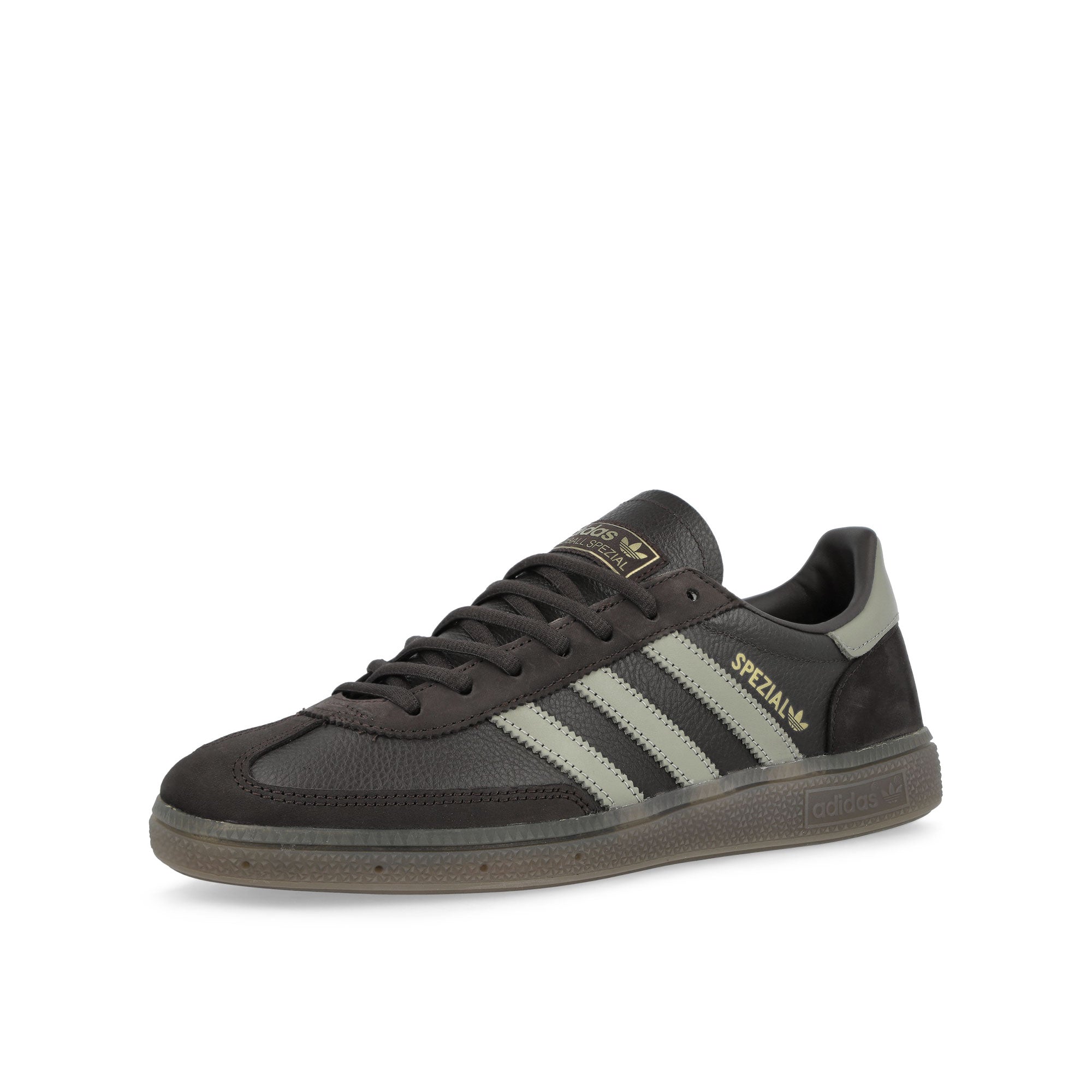 adidas Handball Spezial Aurora Coffee / Silver Pebble / Gum 5 Sneaker IH6567 Close-up | Overkill
