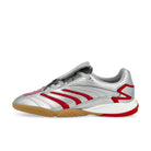 adidas Predator Sala W Silver Metallic / Better Scarlet / Grey Two Low Top Sneakers IH6780 | Overkill