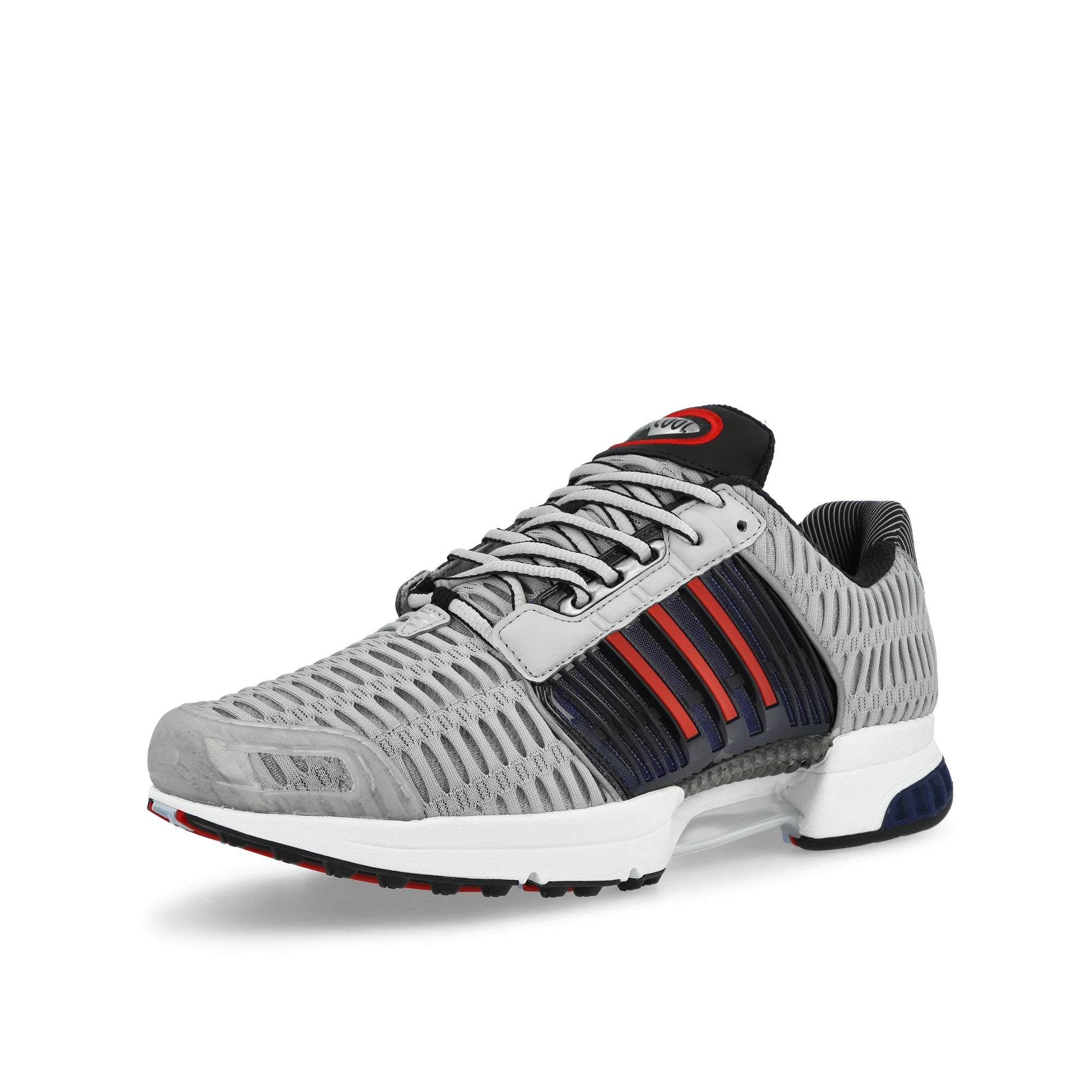 adidas Climacool 1 Grey Two / Better Scarlet / Core Black Low Top Sneakers IH6926 Close-up | Overkill
