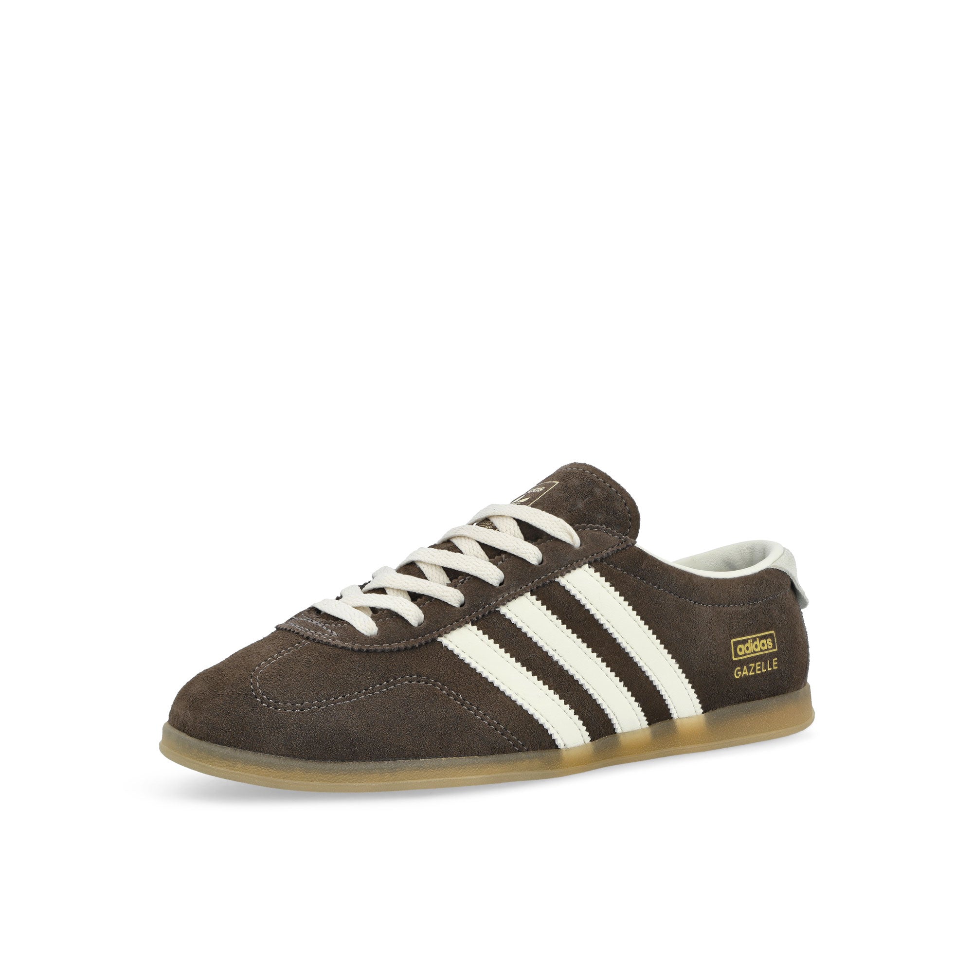 adidas Gazelle Lo Pro W Aurora Coffee / Off White / Gum 3 Low Top Sneakers IH6932 Close-up | Overkill
