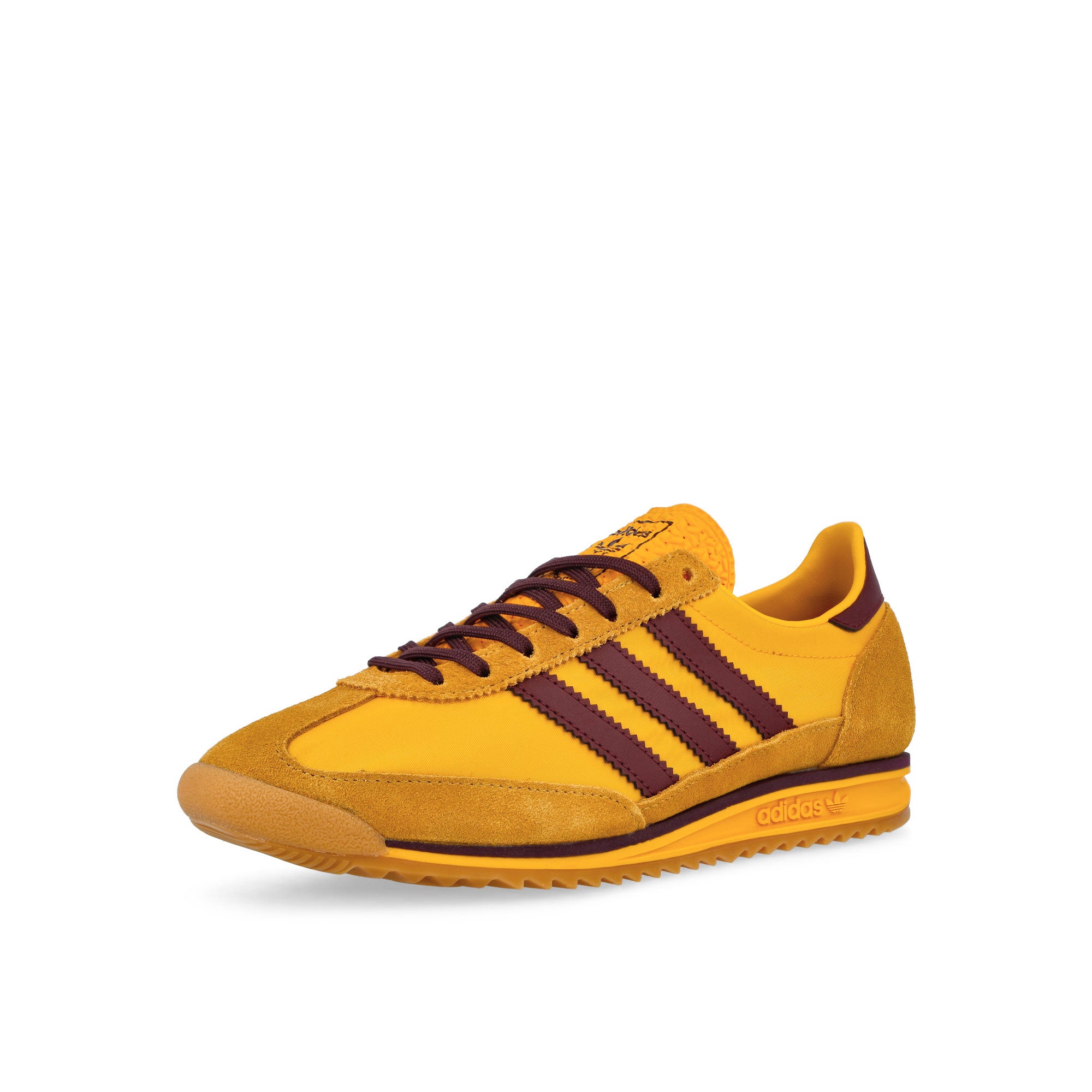 adidas SL 72 OG W Crew Yellow / Shadow Red / Maroon Low Top Sneakers IH6968 Close-up | Overkill
