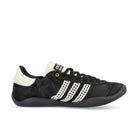 Wales Bonner x adidas Karintha Low Satin Core Black / Dark Brown / Cream White Sneaker IH7259 Silhouette | Overkill
