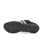 Wales Bonner x adidas Karintha Low Satin Core Black / Dark Brown / Cream White Sneaker IH7259 Detail View 1 | Overkill
