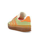adidas Gazelle Bold W Semi Green Spark / Screaming Orange / Core White Low Top Sneakers  Material | Overkill