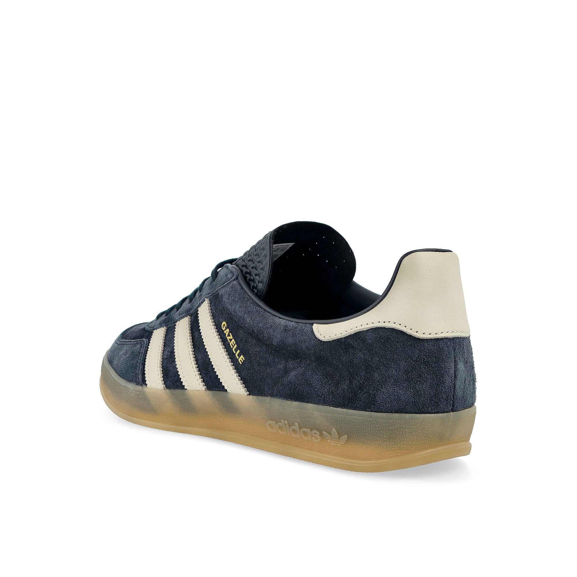adidas Gazelle Indoor Legend Ink / Wonder Beige / Gum 3 Low Top Sneakers  Material | Overkill