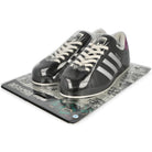 adidas Superstar Shredder Shell Toe Core Black / Silver Metallic / Off White Low Top Sneakers  Material | Overkill