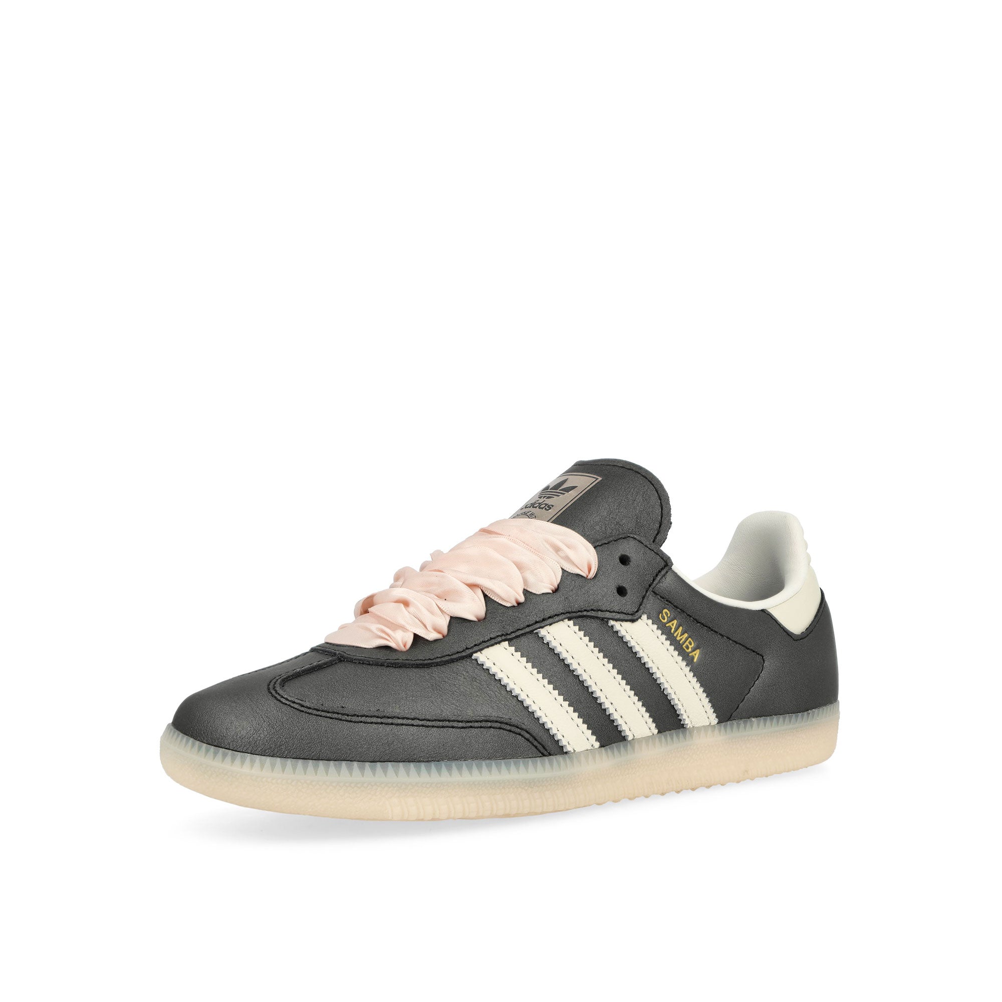 adidas Samba OG W Core Black / Off White / Wonder Quartz Low Top Sneakers  Close Up | Overkill